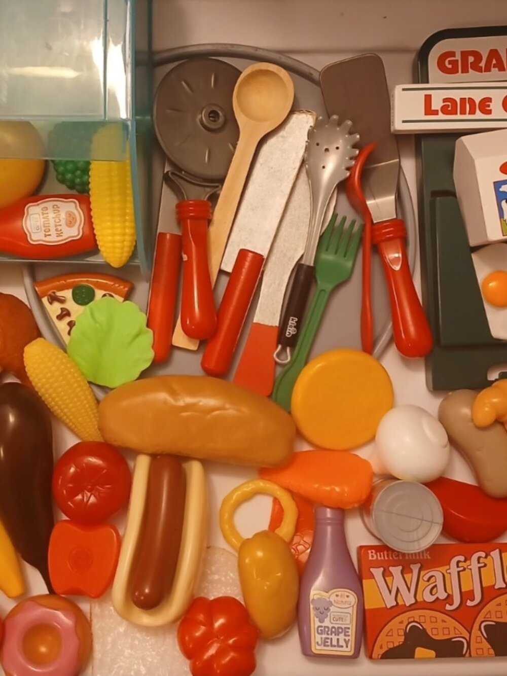 Toy Food For Toy Kitchen Lot Over 70 Play Food Pieces